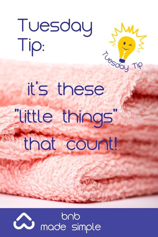 Provide washcloths for your guests
